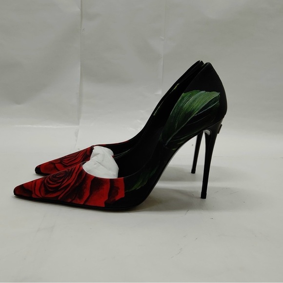 Dolce & Gabbana Green and Black Women's Heels - Picture 2 of 7